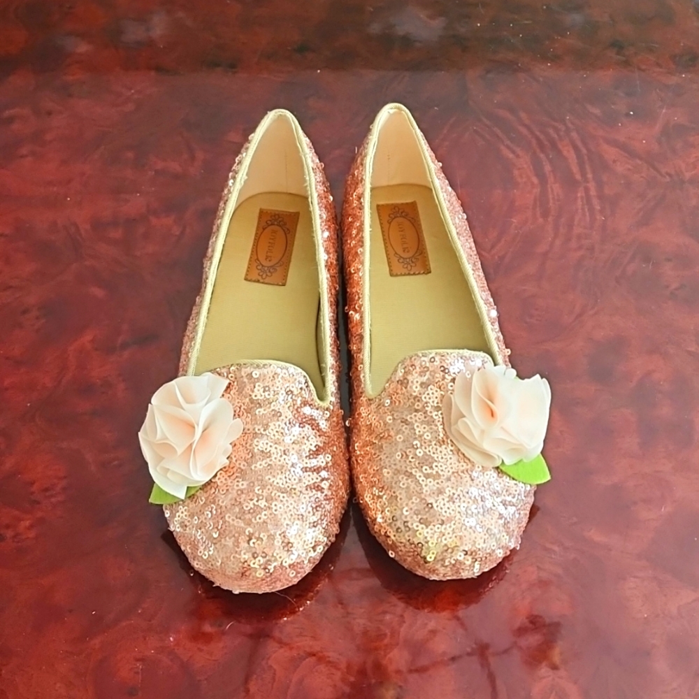 Joyfolie sequin flats